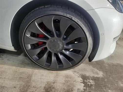 Pearl White Multi-Coat 2022 Tesla Model 3 Performance