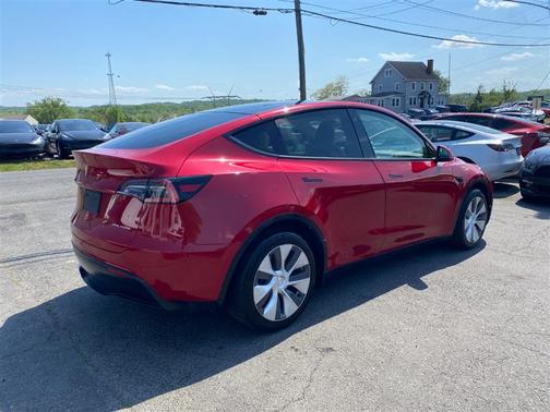 Red Multi-Coat 2021 Tesla Model Y Long Range Dual Motor All-Wheel Drive