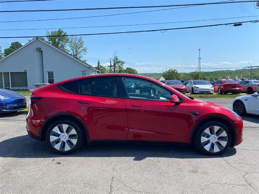 Red Multi-Coat 2021 Tesla Model Y Long Range Dual Motor All-Wheel Drive