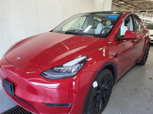 Red Multi-Coat 2021 Tesla Model Y Long Range Dual Motor All-Wheel Drive