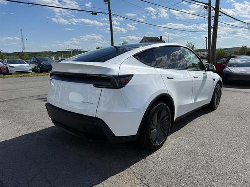 Pearl White Multi-Coat 2026 Tesla Model Y Long Range Launch Series