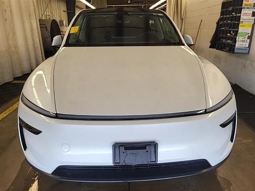 Pearl White Multi-Coat 2026 Tesla Model Y Long Range Launch Series
