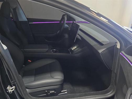 Solid Black 2025 Tesla Model 3 Long Range