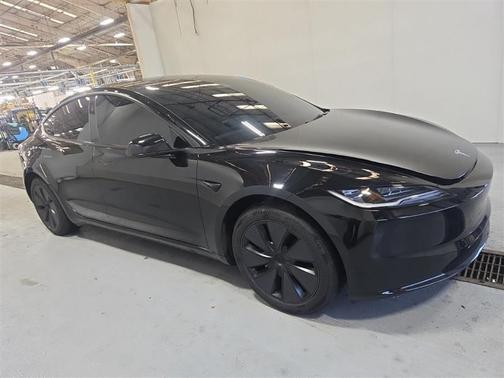 Solid Black 2025 Tesla Model 3 Long Range