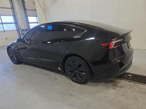 Solid Black 2025 Tesla Model 3 Long Range