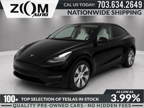 Solid Black 2023 Tesla Model Y Long Range Dual Motor All-Wheel Drive