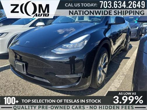 Solid Black 2023 Tesla Model Y Long Range Dual Motor All-Wheel Drive