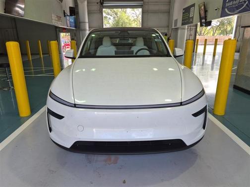 Pearl White Multi-Coat 2026 Tesla Model Y Long Range Launch Series