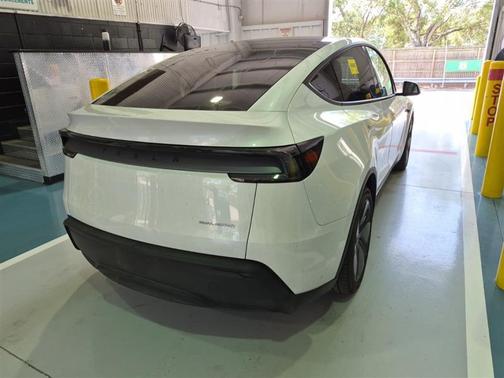 Pearl White Multi-Coat 2026 Tesla Model Y Long Range Launch Series