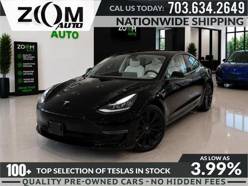 Solid Black 2023 Tesla Model 3 Standard Range Plus