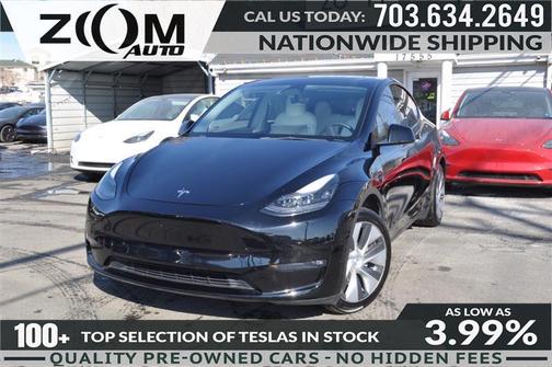 Solid Black 2023 Tesla Model Y Long Range Dual Motor All-Wheel Drive