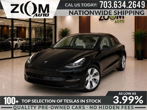 Solid Black 2023 Tesla Model Y Long Range Dual Motor All-Wheel Drive