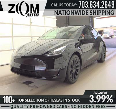 Solid Black 2023 Tesla Model Y Long Range Dual Motor All-Wheel Drive