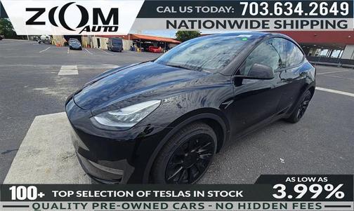 Solid Black 2023 Tesla Model Y Long Range Dual Motor All-Wheel Drive