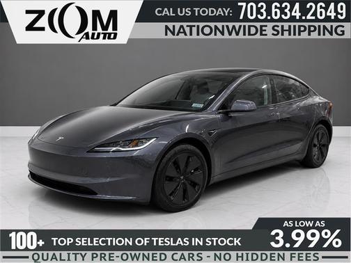 Stealth Grey 2024 Tesla Model 3 Standard Range