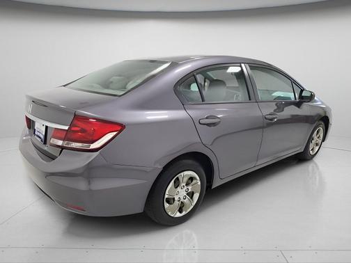 Alabaster Silver Metallic 2015 Honda Civic LX