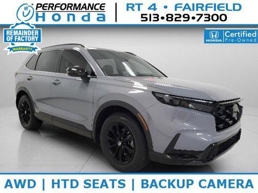 Gray 2024 Honda CR-V Hybrid Sport AWD