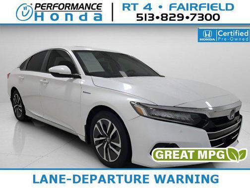 Platinum White Pearl 2022 Honda Accord Hybrid EX-L