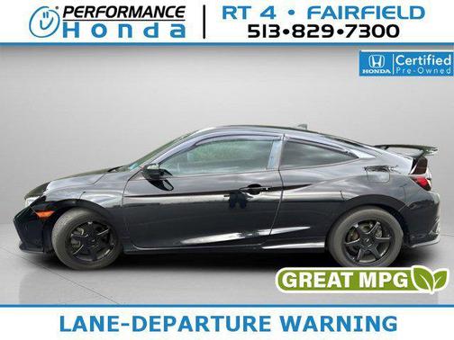 Crystal Black Pearl 2020 Honda Civic Si Base