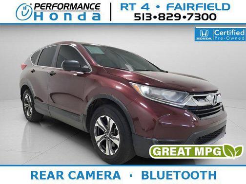 Molten Lava Pearl 2018 Honda CR-V LX