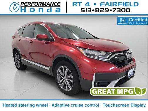 Maroon 2020 Honda CR-V AWD Touring