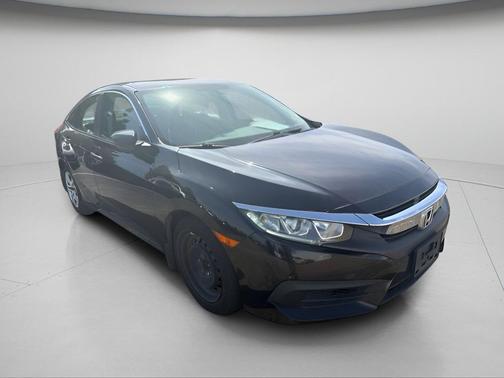 Crystal Black Pearl 2018 Honda Civic LX