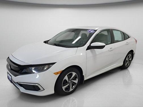 Platinum White Pearl 2019 Honda Civic LX