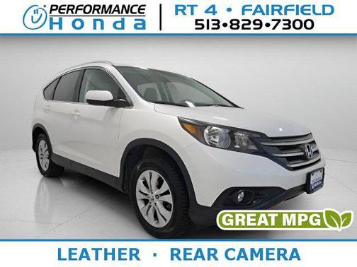 White Diamond Pearl 2013 Honda CR-V EX-L