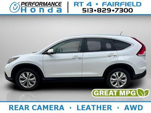 White Diamond Pearl 2013 Honda CR-V EX-L
