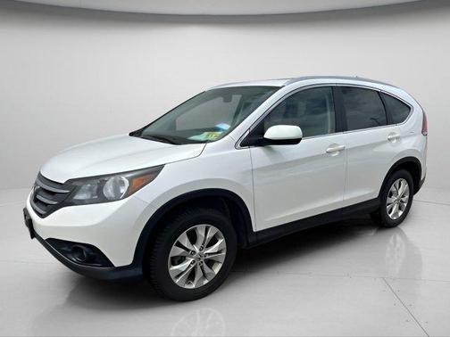 White Diamond Pearl 2013 Honda CR-V EX-L