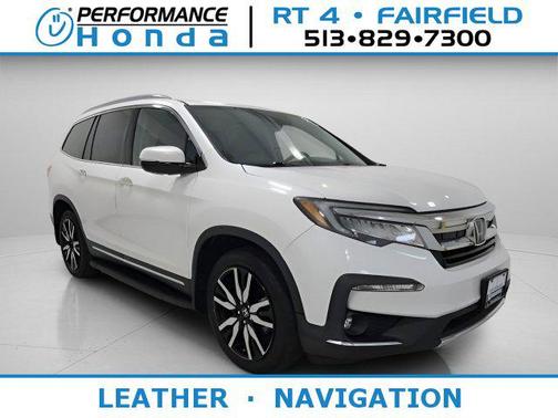 Platinum White Pearl 2021 Honda Pilot Touring 8-Passenger
