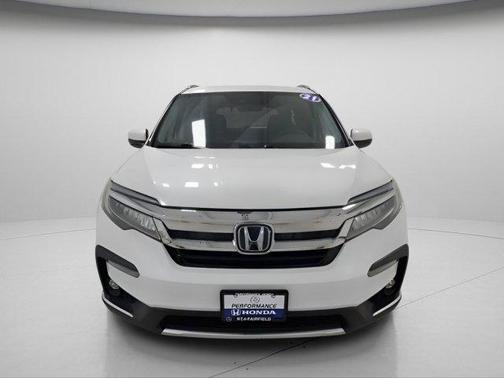 Platinum White Pearl 2021 Honda Pilot Touring 8-Passenger
