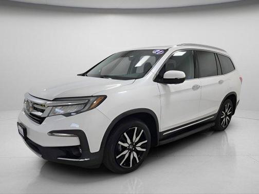 Platinum White Pearl 2021 Honda Pilot Touring 8-Passenger