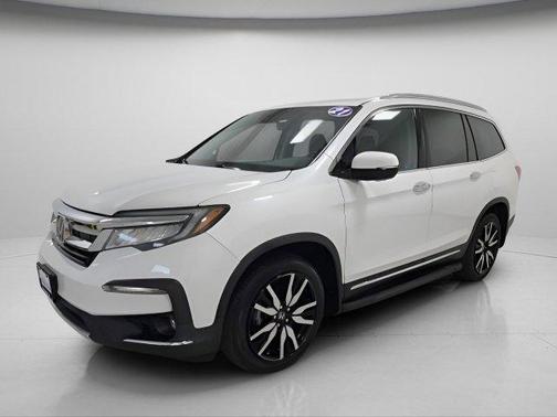 Platinum White Pearl 2021 Honda Pilot Touring 8-Passenger
