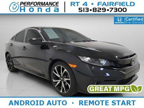 Crystal Black Pearl 2020 Honda Civic Sport