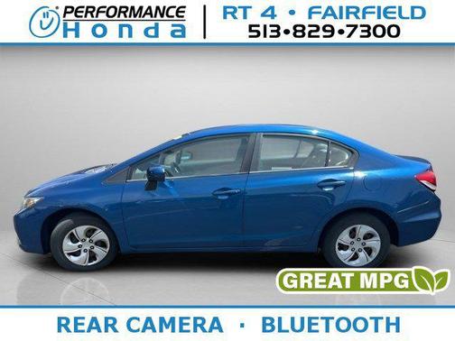 Dyno Blue Pearl 2014 Honda Civic LX