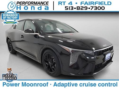 Aurora Black Pearl 2025 Kia K4 GT-Line Turbo