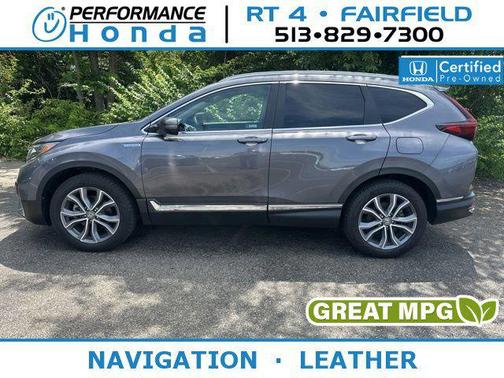 Modern Steel Metallic 2022 Honda CR-V Hybrid Touring