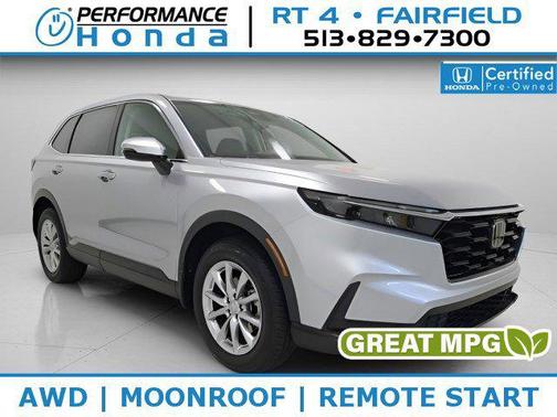 Solar Silver Metallic 2026 Honda CR-V EX AWD