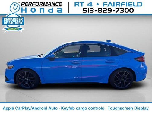 Boost Blue Pearl 2024 Honda Civic Sport Touring