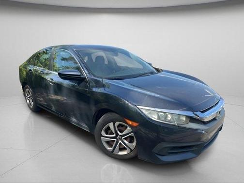 Cosmic Blue Metallic 2017 Honda Civic LX