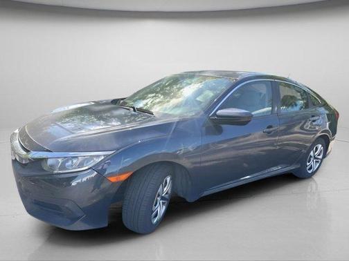 Cosmic Blue Metallic 2017 Honda Civic LX