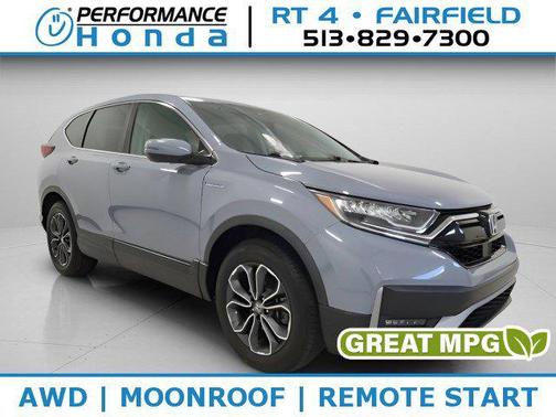 Sonic Gray Pearl 2021 Honda CR-V Hybrid EX