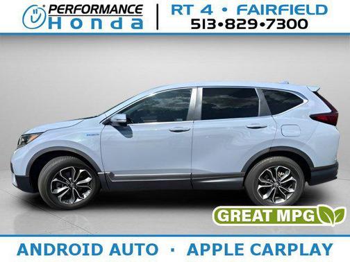 Sonic Gray Pearl 2021 Honda CR-V Hybrid EX SUV