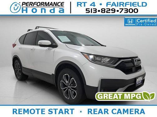 Platinum White Pearl 2022 Honda CR-V AWD EX-L