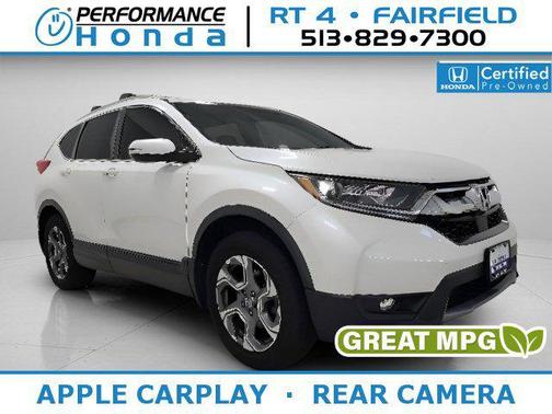 White Diamond Pearl 2018 Honda CR-V EX