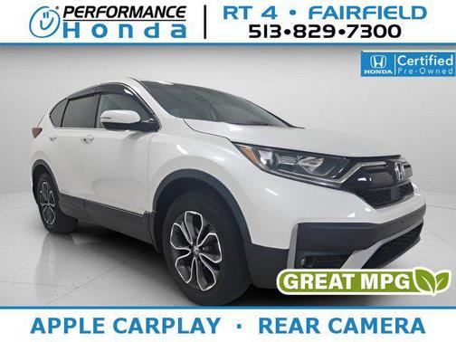Platinum White Pearl 2022 Honda CR-V AWD EX-L