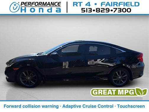 Crystal Black Pearl 2021 Honda Civic EX