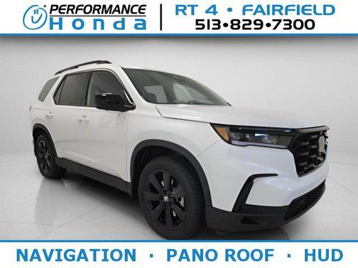 Platinum White Pearl 2025 Honda Pilot Black Edition