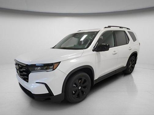 Platinum White Pearl 2025 Honda Pilot Black Edition